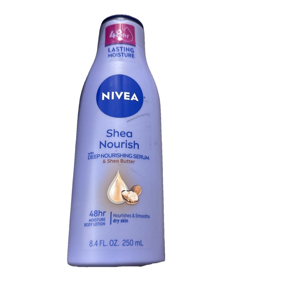 NIVEA Body Lotion Shea Butter Nourishing Serum‎ 8.4 oz Each T23